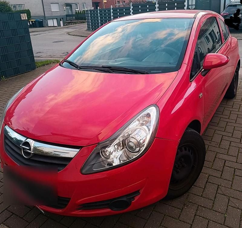 Gebraucht Opel Corsa 2008 Rot Kleinwagen