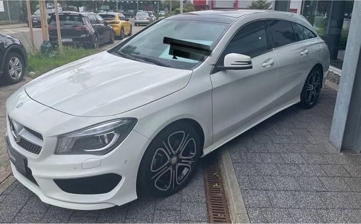 Weiß Gebraucht 2015 Mercedes CLA250 Shooting Brake AMG line Kombi | 17.900 € (Fairer Preis) - Bild 1/4