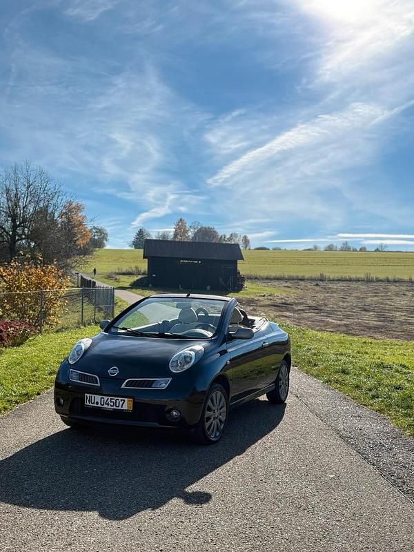 Schwarz Gebraucht 2008 Nissan Micra C+C Premium Edition Cabrio | 1.750 € (Fairer Preis) - Bild 1/4
