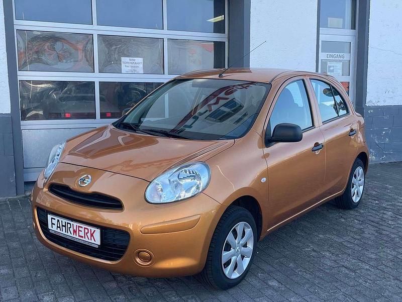 Orange Gebraucht 2011 Nissan Micra Visia Kleinwagen | 4.444 € (Etwas zu teuer) - Bild 1/4