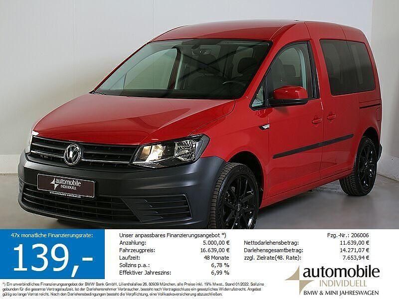Rot Gebraucht 2020 VW Caddy Trendline Van / Kleinbus | 14.840 € (Fairer Preis) - Bild 1/4