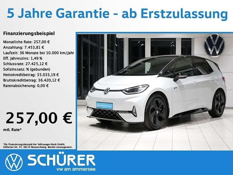 Gebraucht VW ID.3 GTX 210 kW (286 PS) 2025 Weiß Kleinwagen