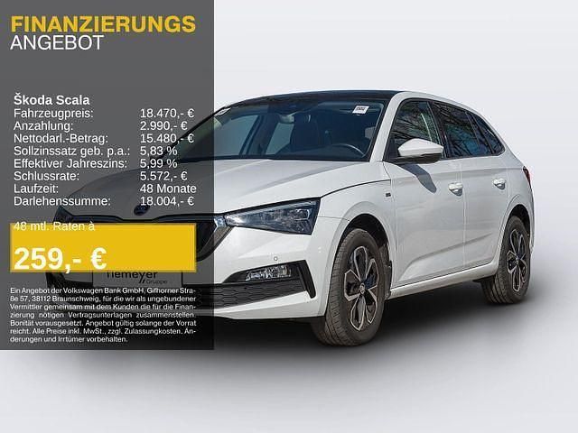 Weiß Gebraucht 2020 Skoda Scala Drive Kleinwagen | 18.470 € (Fairer Preis) - Bild 1/1