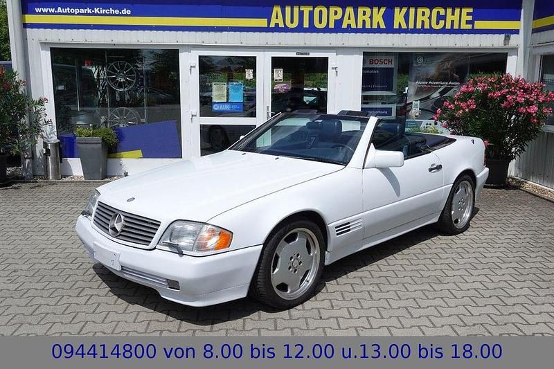 Weiß Gebraucht 1991 Mercedes SL300 Cabrio | 12.900 € - Bild 1/4