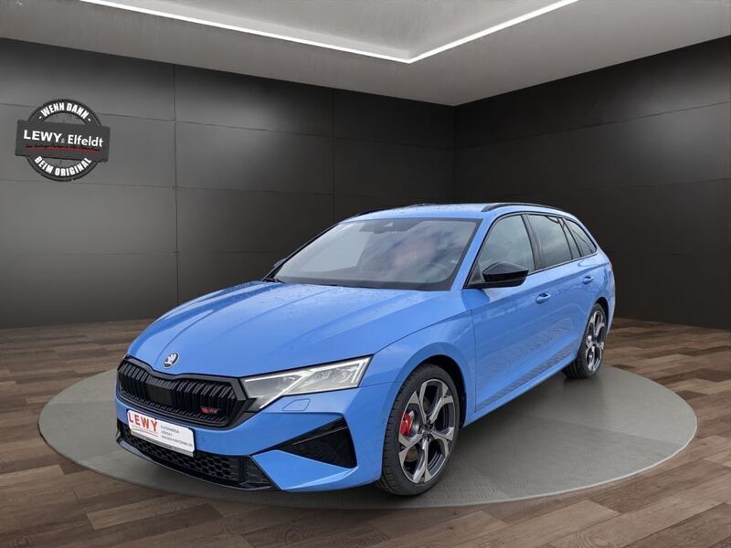 Italyblau uni Neu 2025 Skoda Octavia RS Kombi | 48.790 € (Teuer) - Bild 1/4