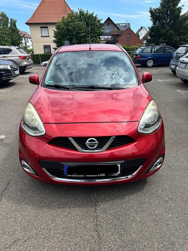 Rot Gebraucht 2014 Nissan Micra Kleinwagen | 3.100 € (Guter Preis) - Bild 1/4