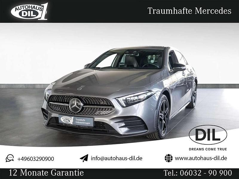Mountaingrau metalliclack Gebraucht 2020 Mercedes A250 AMG Limousine | 24.650 € (Etwas zu teuer) - Bild 1/3