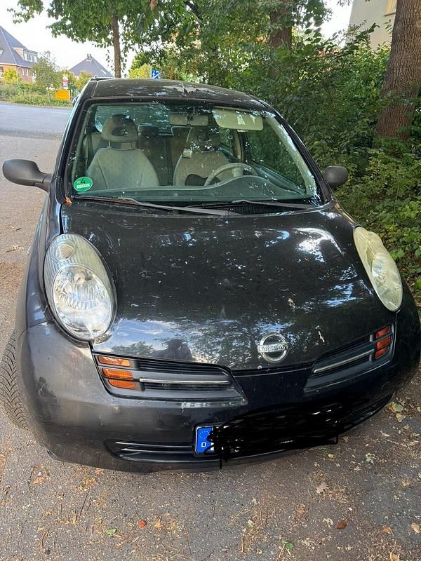 Schwarz Gebraucht 2003 Nissan Micra Kleinwagen | 700 € (Guter Preis) - Bild 1/4