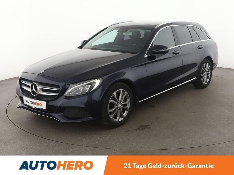 Blau Gebraucht 2016 Mercedes C200 Avantgarde Kombi | 20.290 € (Fairer Preis) - Bild 1/3