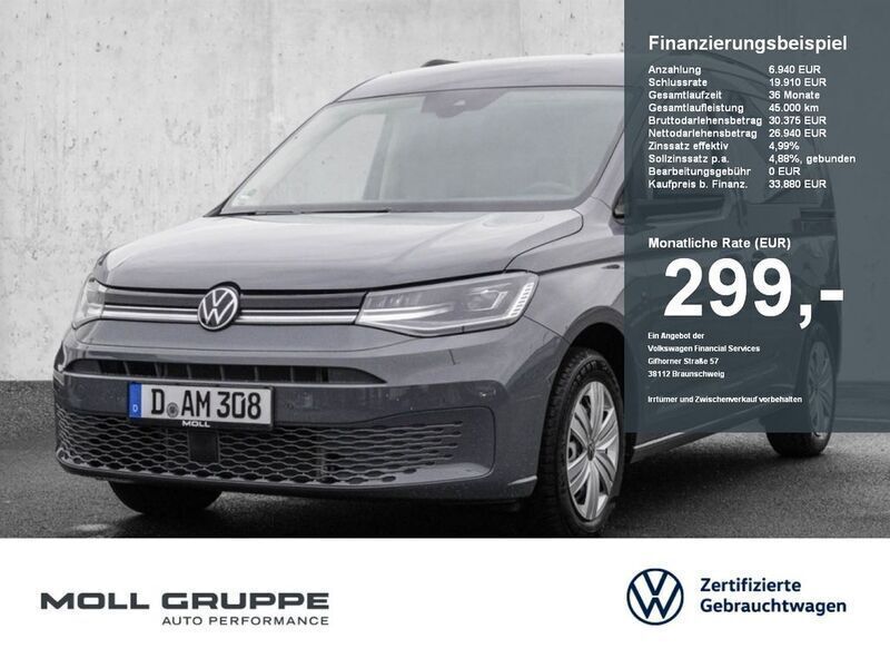 Pure grey Gebraucht 2025 VW Caddy Life Van / Kleinbus | 33.880 € (Guter Preis) - Bild 1/2