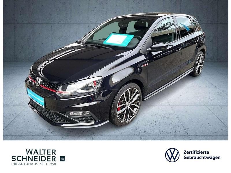 Deep black perleffekt (metallic) Gebraucht 2017 VW Polo GTI Kleinwagen | 15.950 € (Fairer Preis) - Bild 1/4