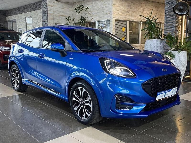 Blau Gebraucht 2022 Ford Puma ST-Line X SUV | 18.500 € (Superpreis) - Bild 1/4