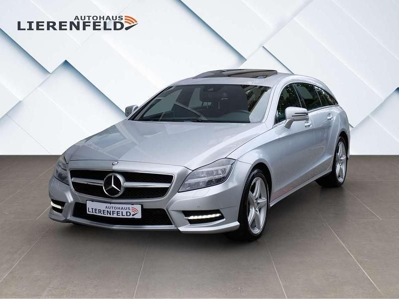 Silber Gebraucht 2014 Mercedes CLS350 AMG line Kombi | 13.990 € (Superpreis) - Bild 1/4