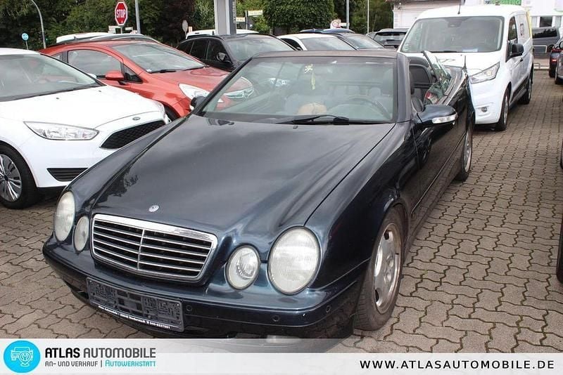 Schwarz Gebraucht 2000 Mercedes CLK200 Cabrio | 2.990 € (Guter Preis) - Bild 1/4