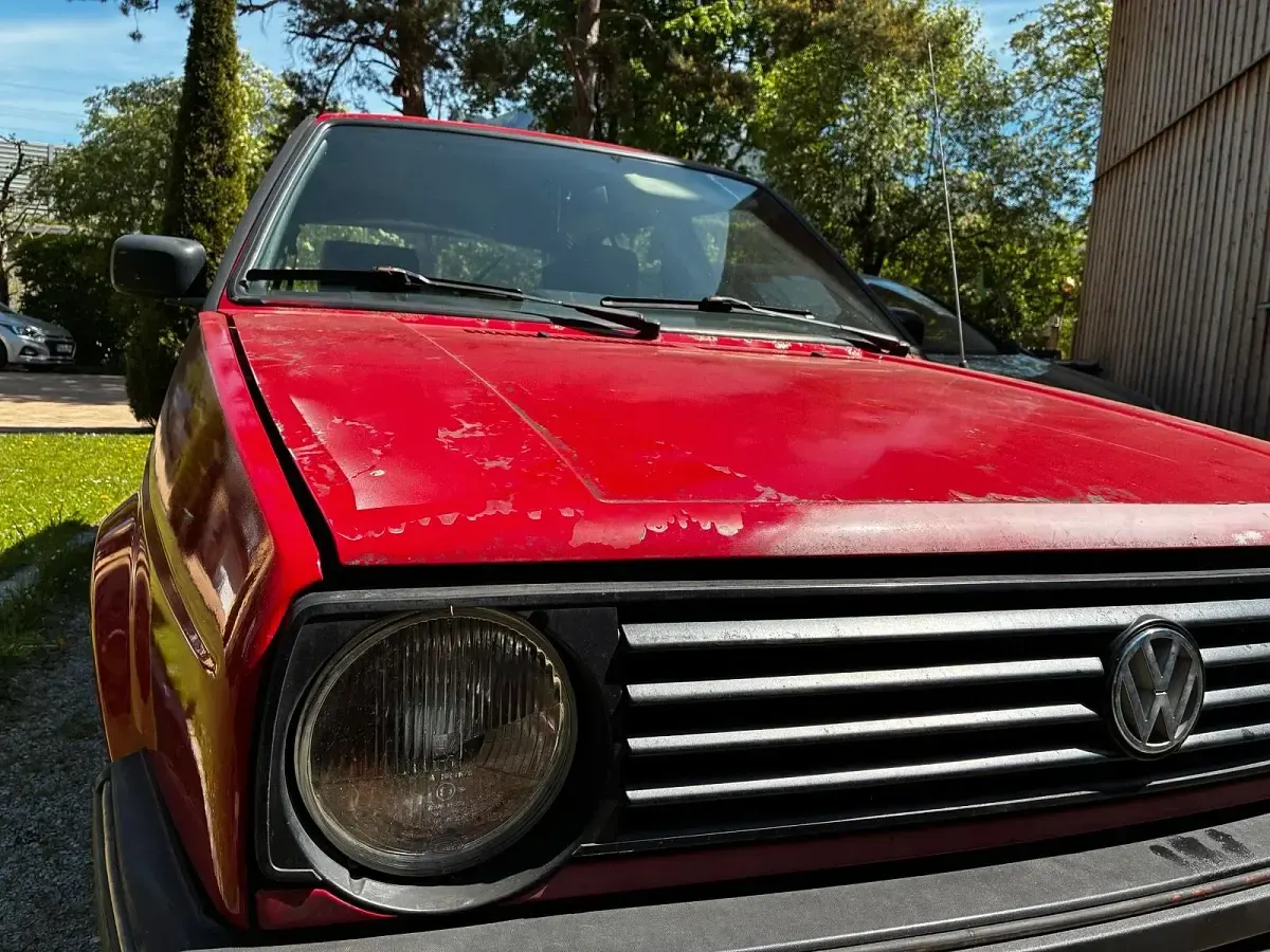 Brugt VW Golf II 69 HK (50 kW) 1989 Rød Hatchback