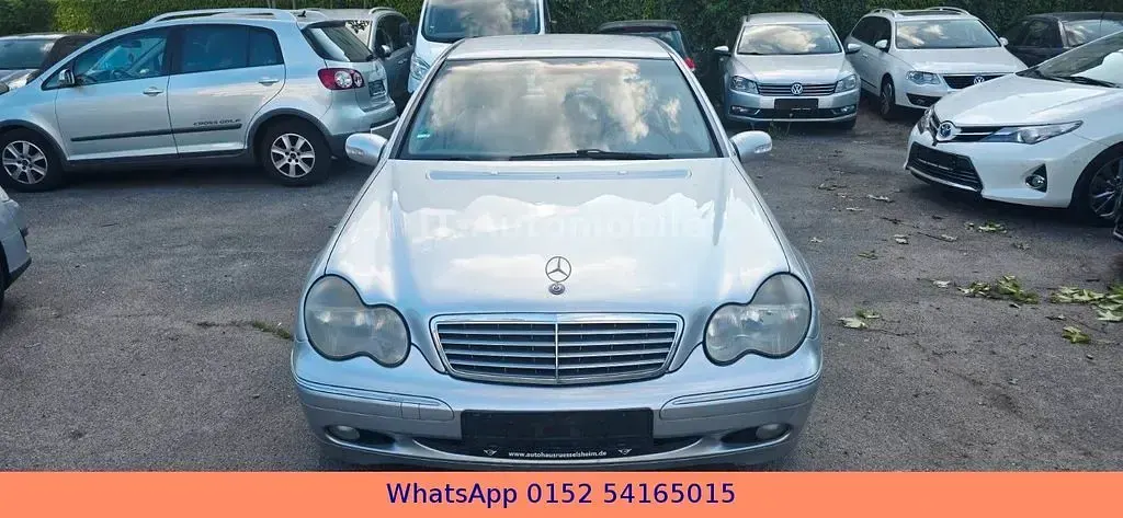 Second-hand Mercedes C200 Elegance 116 CP (85 kW) 2002 Argintiu Berlinǎ