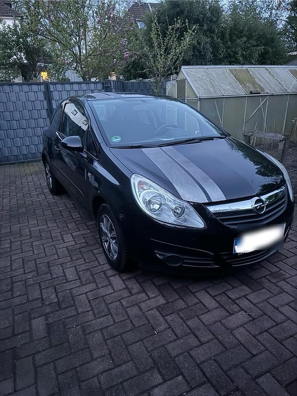 Schwarz Gebraucht 2009 Opel Corsa Kleinwagen | 750 € (Superpreis) - Bild 1/4
