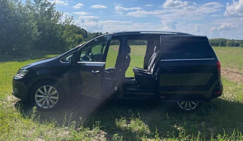 Gebraucht VW Sharan Highline 184 PS (135 kW) 2016 Schwarz Van / Kleinbus