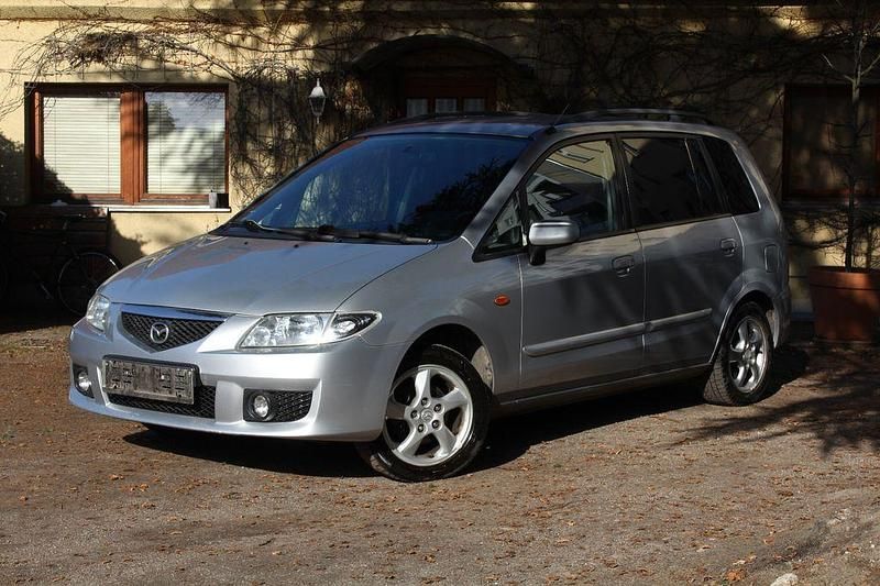 Gebraucht Mazda Premacy Active 101 PS (74 kW) 2003 Silber Van / Kleinbus