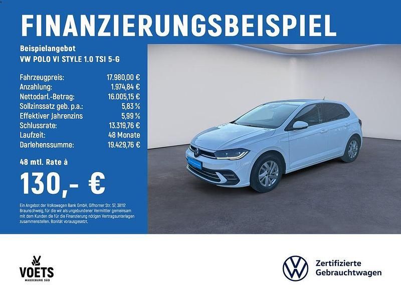 Gebraucht VW Polo IQ Drive 95 PS (69 kW) 2024 Weiß Kleinwagen