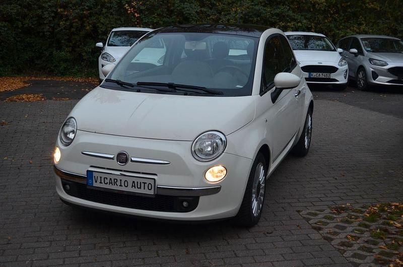 Weiß Gebraucht 2012 Fiat 500 Lounge Kleinwagen | 3.899 € (Superpreis) - Bild 1/4