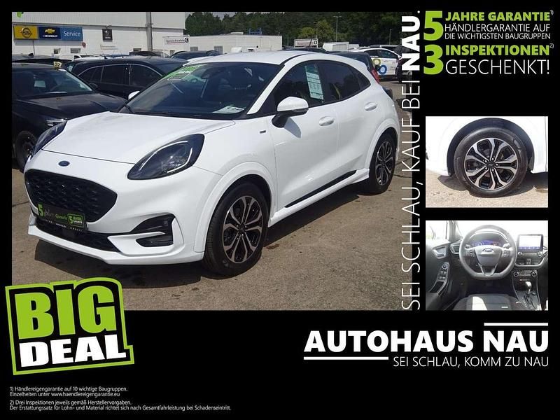 Frost weiß Gebraucht 2022 Ford Puma ST-Line SUV | 18.990 € (Guter Preis) - Bild 1/4