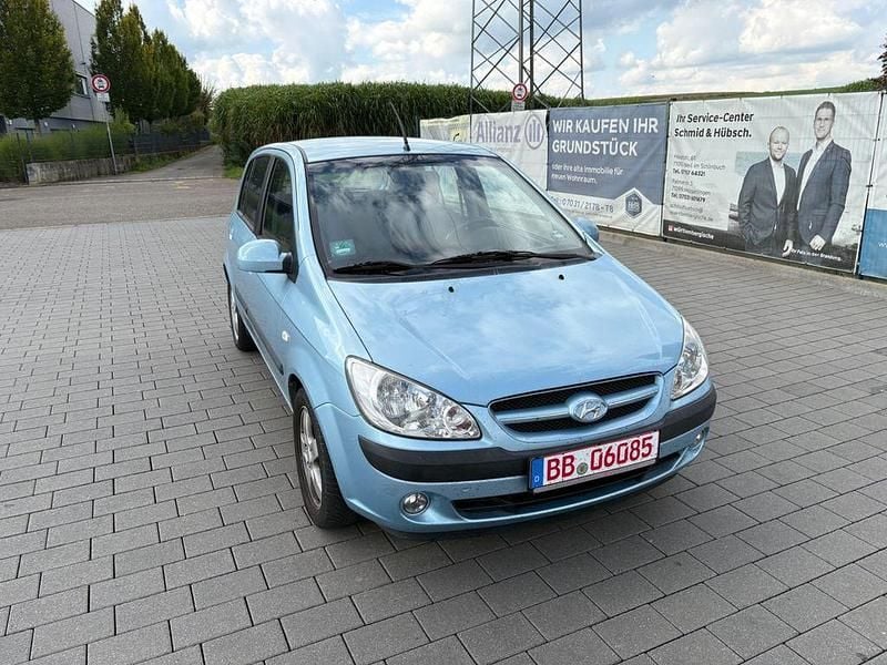 Blau Gebraucht 2007 Hyundai Getz GLS Kleinwagen | 2.999 € (Superpreis) - Bild 1/4