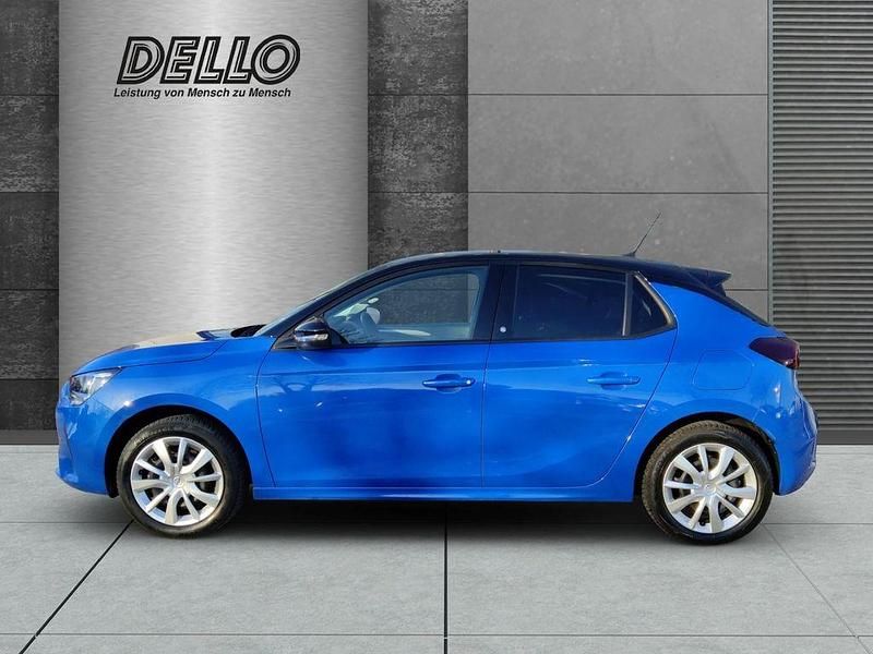 Gebraucht Opel Corsa-e Edition 56 kW (77 PS) 2022 Perl blau/voltaik blau Kleinwagen