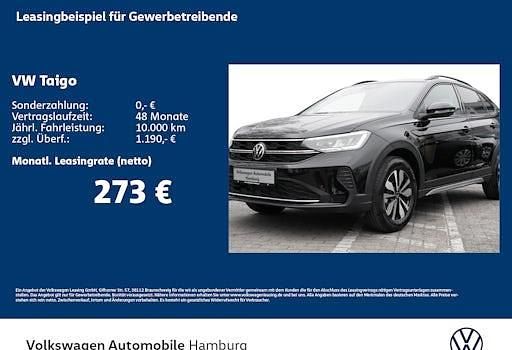 Neu VW Taigo Life 116 PS (85 kW) 2025 Schwarz SUV