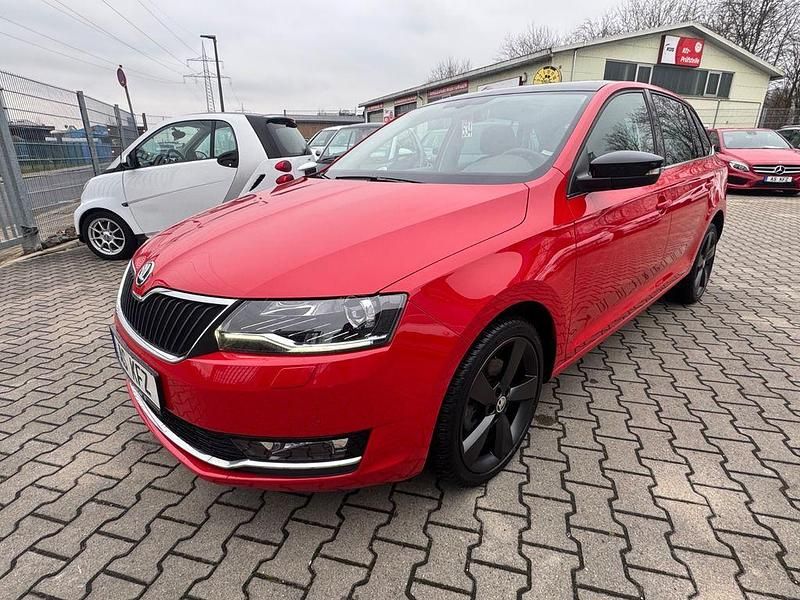 Gebraucht Skoda Rapid Style 110 PS (80 kW) 2017 Rot Kleinwagen