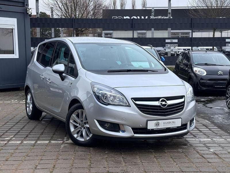 Gebraucht Opel Meriva drive 120 PS (88 kW) 2016 Silber Van / Kleinbus
