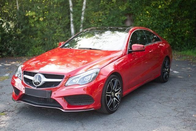 Rot Gebraucht 2015 Mercedes E350 Coupé | 22.000 € (Fairer Preis) - Bild 1/4