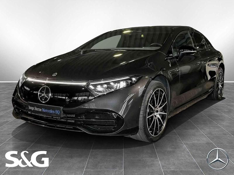 Metalliclack graphitgrau Gebraucht 2022 Mercedes EQS450+ Night Limousine | 58.970 € (Etwas zu teuer) - Bild 1/4