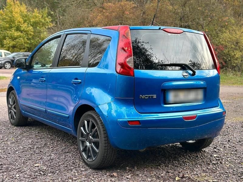 Second-hand Nissan Note 110 CP (80 kW) 2008 Albastru Hatchback