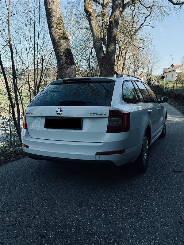 Gebraucht Skoda Octavia 2014 Weiß Kleinwagen