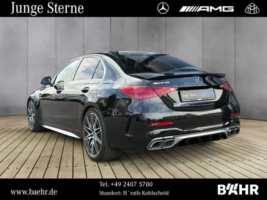 Gebraucht Mercedes C63 AMG AMG 476 PS (350 kW) 2024 Lack obsidianschwarz (metallic) Limousine