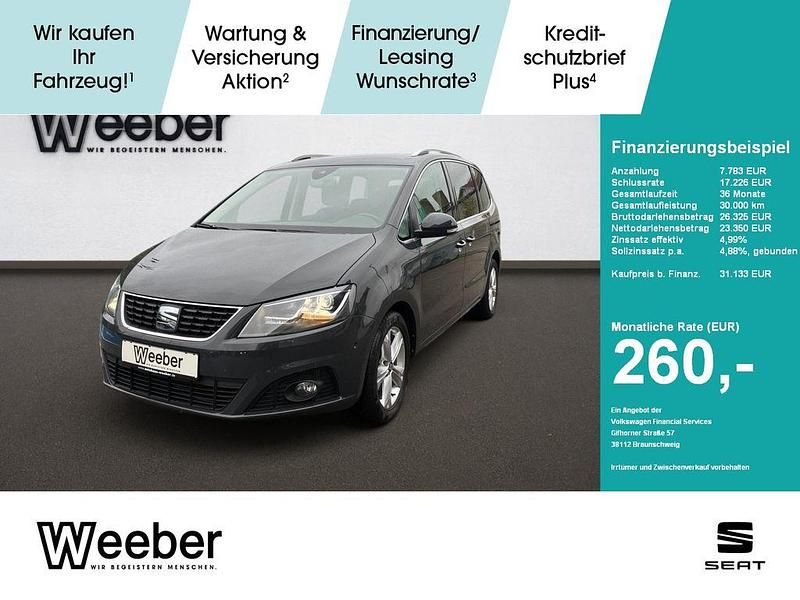Grau Gebraucht 2022 Seat Alhambra XCELLENCE Van / Kleinbus | 31.133 € (Etwas zu teuer) - Bild 1/4