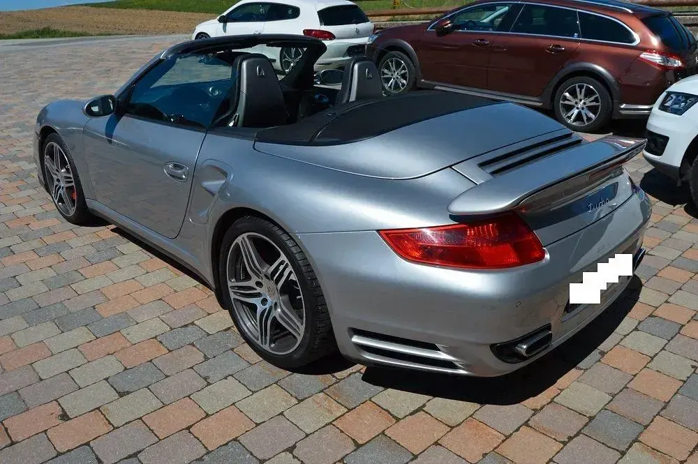 Gebraucht Porsche 997 Turbo 480 PS (353 kW) 2008 Silber Cabrio