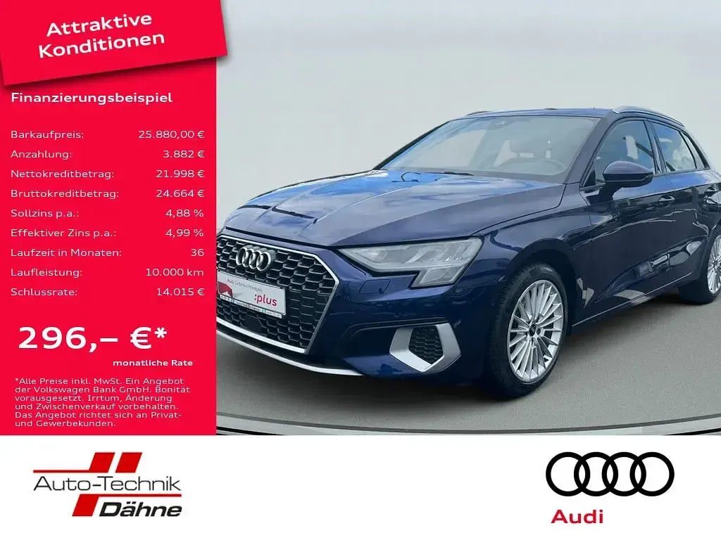 Brugt Audi A3 Advanced 150 HK (110 kW) 2022 Sedan