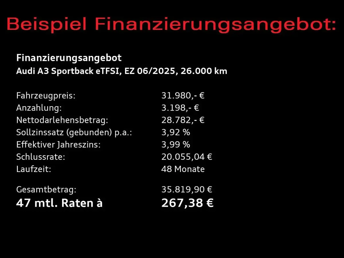 Gebraucht Audi A3 204 PS (150 kW) 2025 Grau Limousine