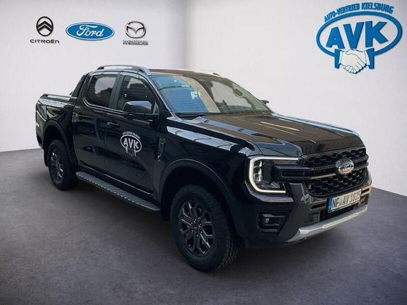 Obsidianschwarz metallic Gebraucht 2025 Ford Ranger Wildtrack Abholung | 52.990 € (Teuer) - Bild 1/4