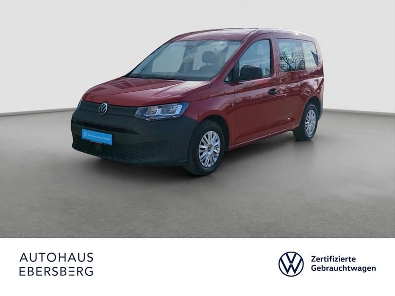 Gebraucht VW Caddy Basis 102 PS (75 kW) 2022 Rot Van / Kleinbus