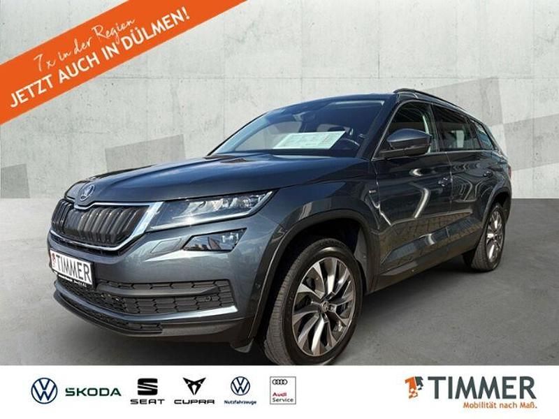 Quarzgrau metallic Gebraucht 2021 Skoda Kodiaq Clever SUV | 26.980 € (Fairer Preis) - Bild 1/4