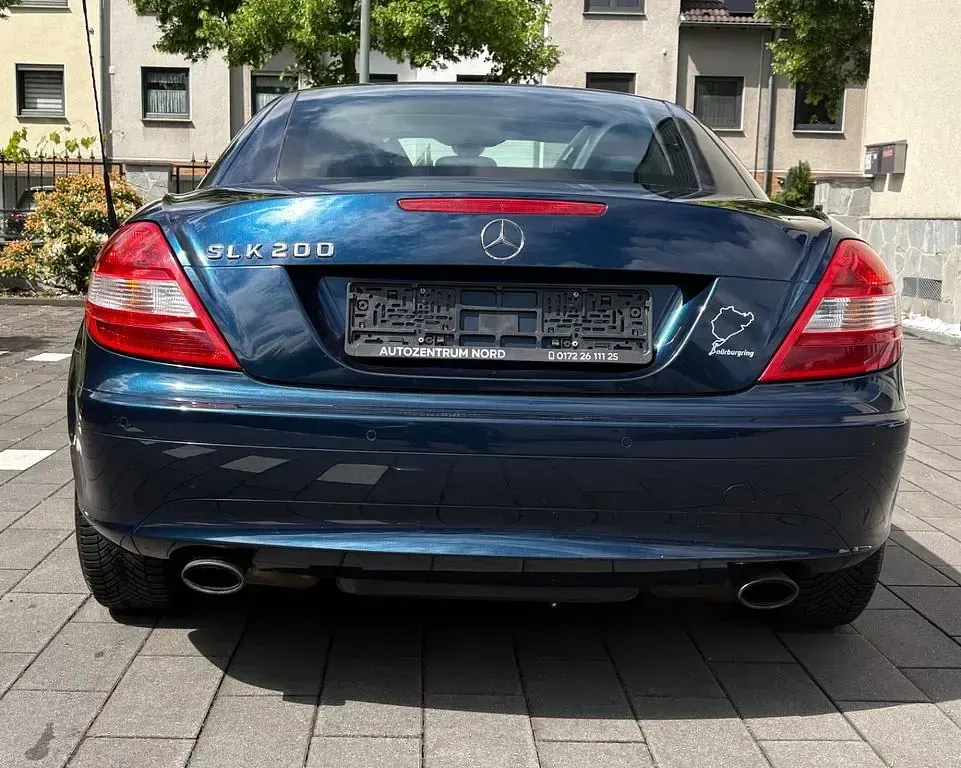 Gebraucht Mercedes SLK200 163 PS (119 kW) 2005 Blau Cabrio