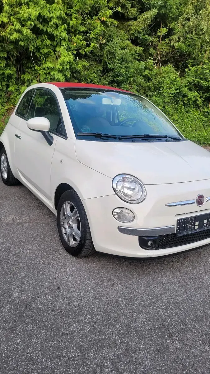 Gebraucht Fiat 500 85 PS (62 kW) 2013 Weiß Cabrio