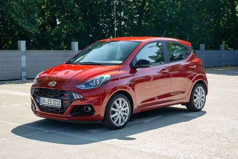 Rot Gebraucht 2021 Hyundai i10 N Line Kleinwagen | 12.699 € (Superpreis) - Bild 1/4