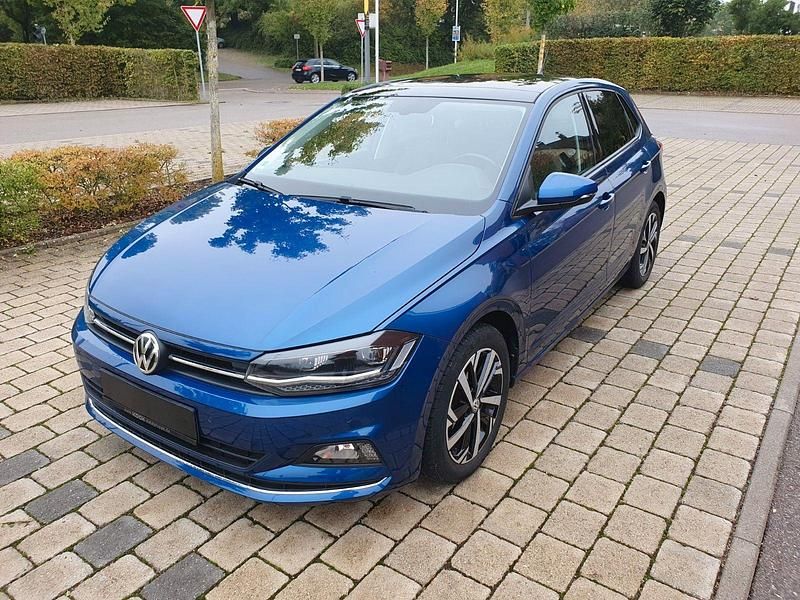 Blau Gebraucht 2020 VW Polo Highline Kleinwagen | 17.850 € (Guter Preis) - Bild 1/4