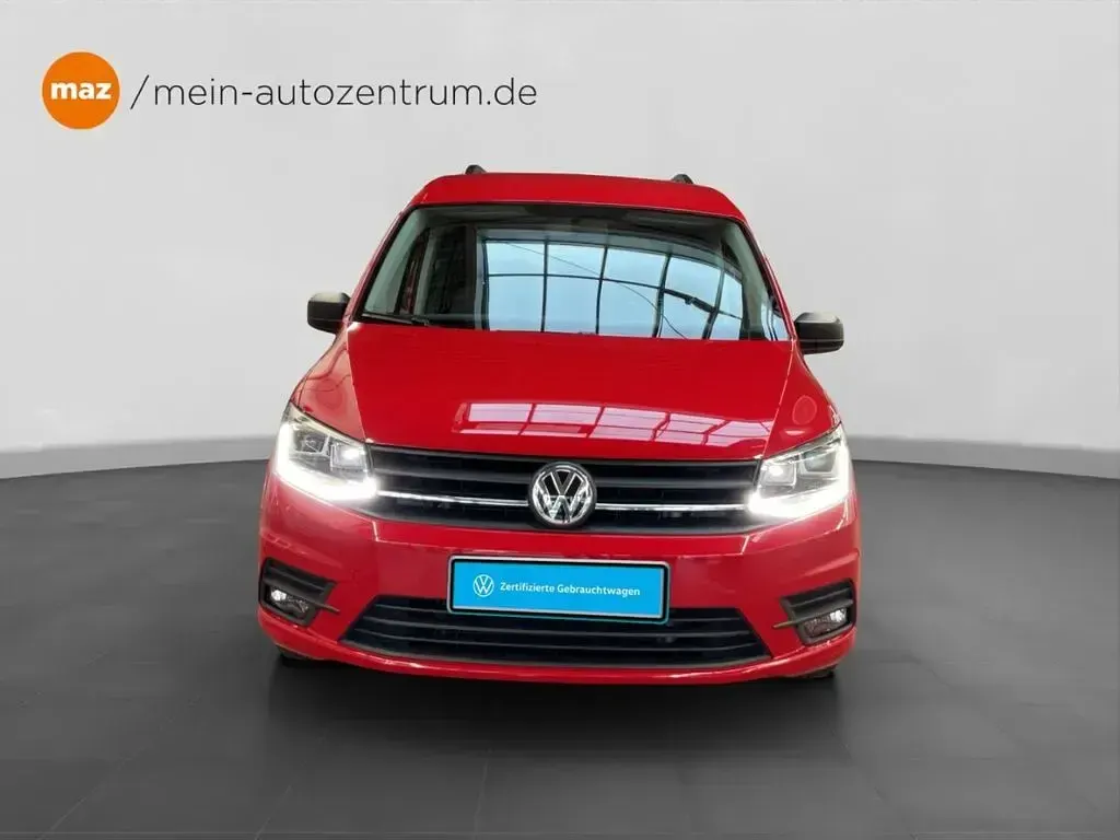 Gebraucht VW Caddy Trendline 125 PS (91 kW) 2018 Rot Van / Kleinbus