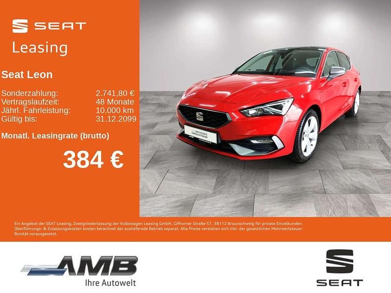 Pure rot Gebraucht 2023 Seat Leon FR Limousine | 24.980 € (Fairer Preis) - Bild 1/3
