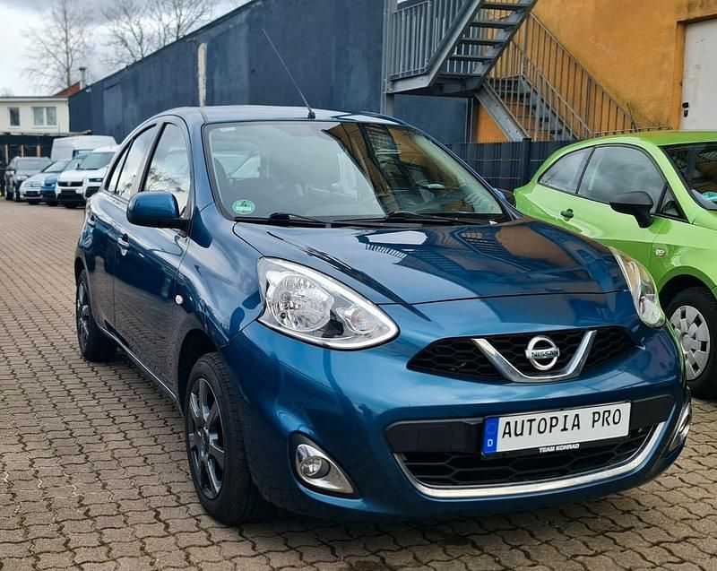 Gebraucht Nissan Micra Acenta 80 PS (58 kW) 2016 Blau Kleinwagen